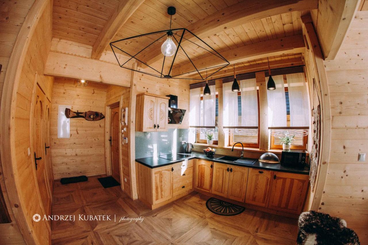 Domki Malcykowka W Zebie Z Jacuzzi Zab Exterior photo